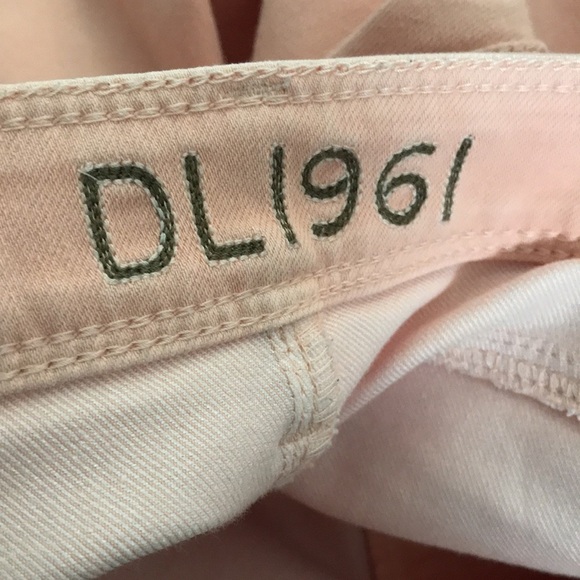 DL1961 Light Pink Angel Mid-Rise Skinny Ankle Jeans Size 29 - Picture 9 of 10